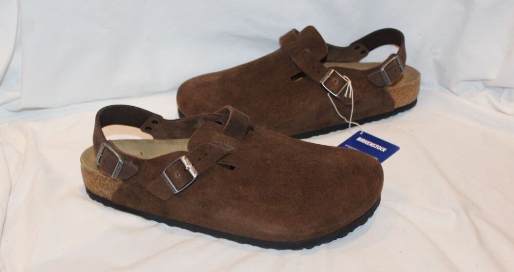 Birkenstock Women's Tokio II Suede Carafe Brown Sandals EU 39 US 8 Regular